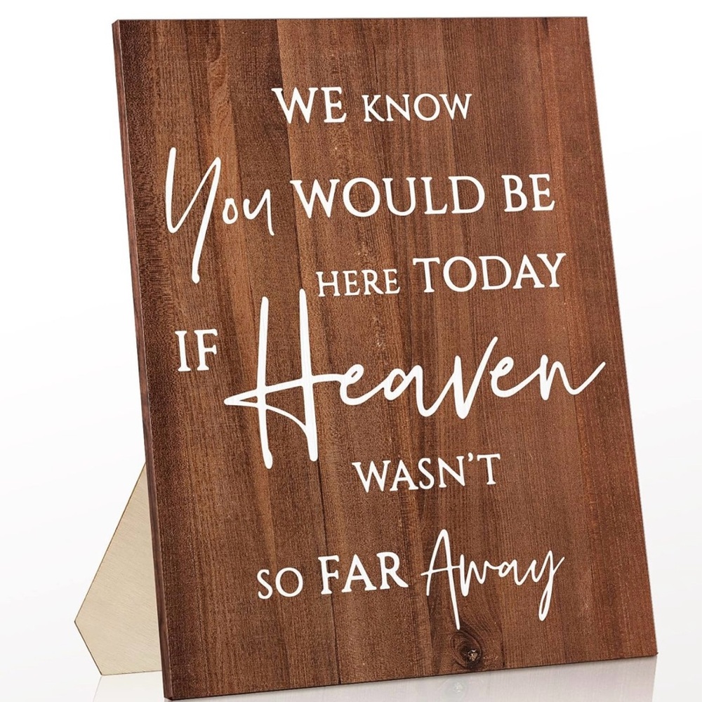 Memorial Table Sign